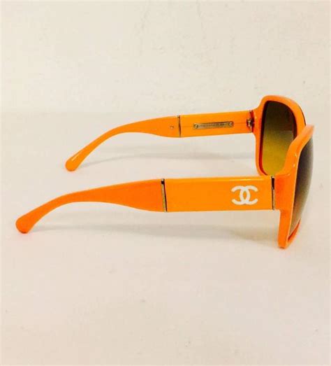 chanel orange sunglasses|chanel sunglasses vintage.